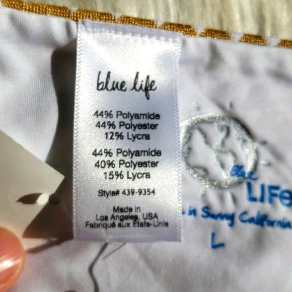 Blue Life Roped Up Skimpy Gold bikini set 2 pc - Picture 14 of 16